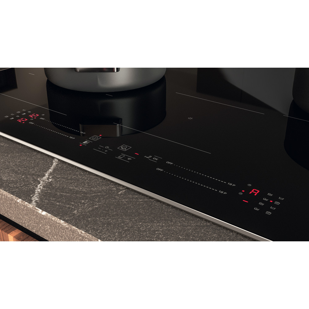 Bauknecht Kogeplade BS 2677F CPAL Black Induction vitroceramic Control panel