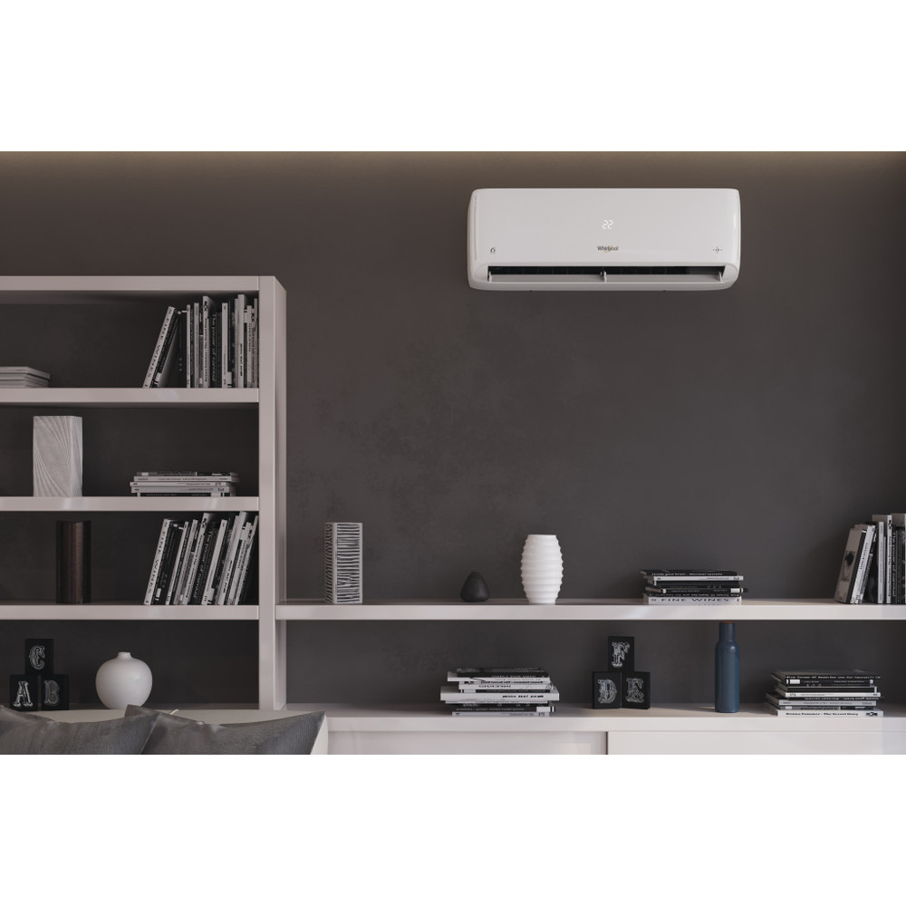 Whirlpool Air Conditioner SPICR 318W Fehér Lifestyle frontal open
