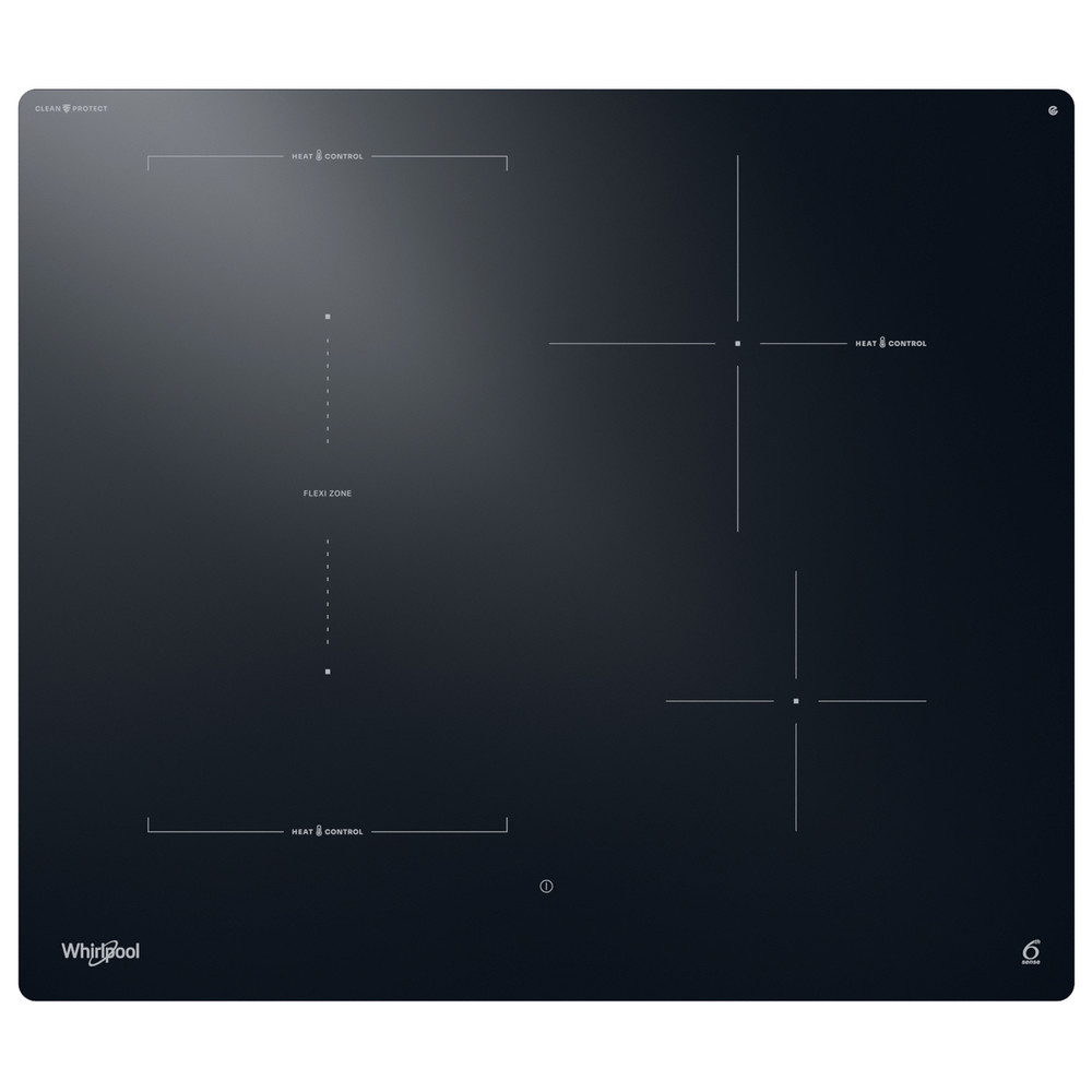 Whirlpool Főzőlap WTX6014DCF Fekete Induction vitroceramic Frontal