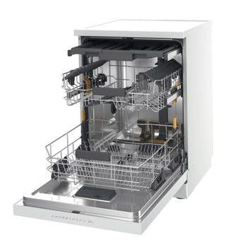 Whirlpool Myčka nádobí Volně stojící W7F HP33 A Volně stojící D Perspective open