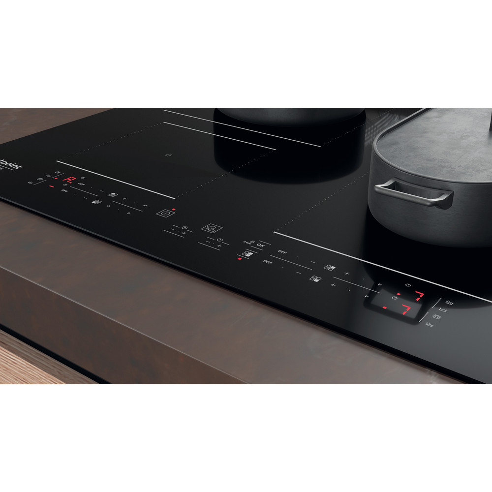 Hotpoint_Ariston Plită HB 4860B NE Negru Induction vitroceramic Lifestyle control panel