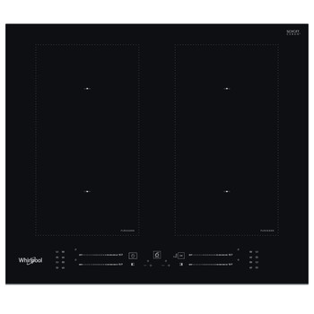 Whirlpool Table de cuisson WL S3160 BF Noir Induction vitroceramic Frontal