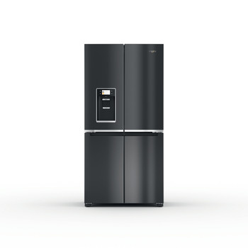 Whirlpool Side-by-Side Szabadonálló WQ9I FO2BX EF Black Steel Frontal