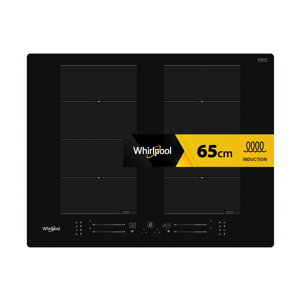 Whirlpool Varná deska WF S8865 NE Černá Induction vitroceramic Frontal