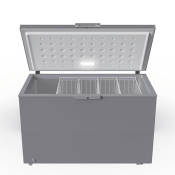 Whirlpool Zamrzivač Samostojeći W3RHS37EG Siva Frontal open