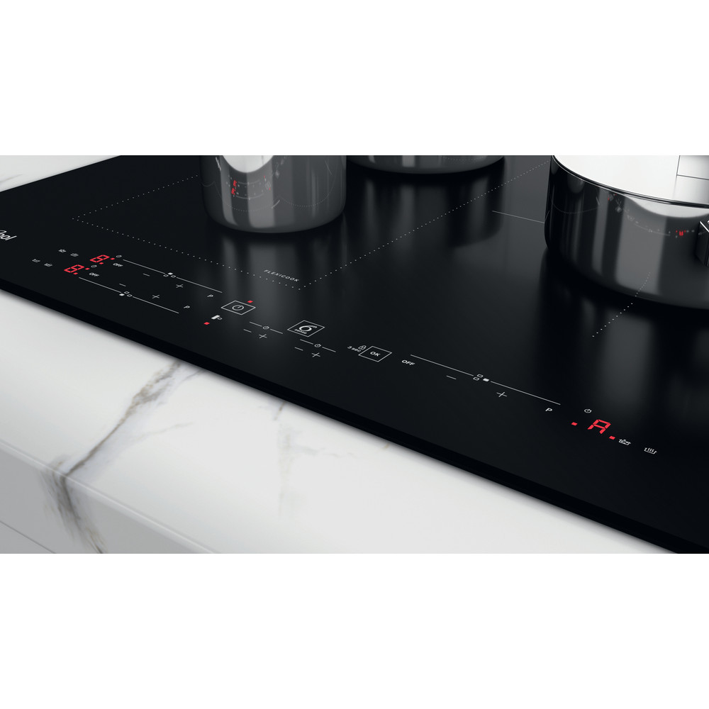 Whirlpool Table de cuisson WL B3965 BF/IXL Noir Induction vitroceramic Lifestyle control panel