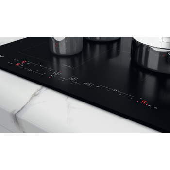 Whirlpool Table de cuisson WL B3965 BF/IXL Noir Induction vitroceramic Lifestyle control panel