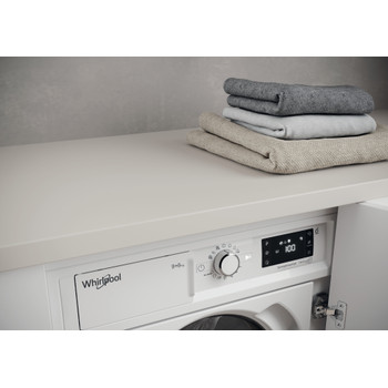 Whirlpool Mosó-szárító Beépíthető BI WDWG 961484 EU Fehér Elöltöltős Lifestyle control panel