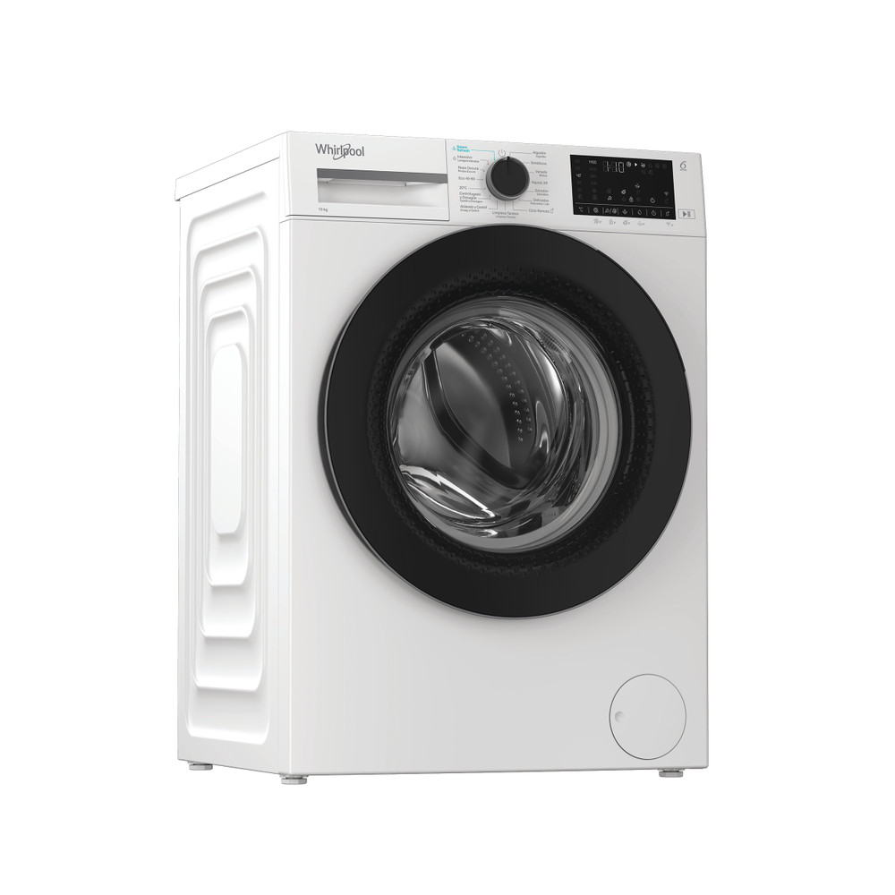 Whirlpool Lavadora Libre instalación WAM 07WB SPT Blanco Cargador frontal A Perspective