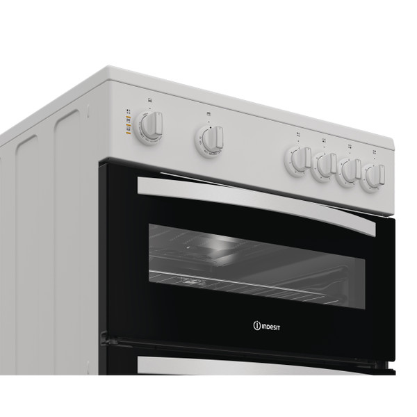 Indesit Double Cooker IDE6VMW White A Control panel