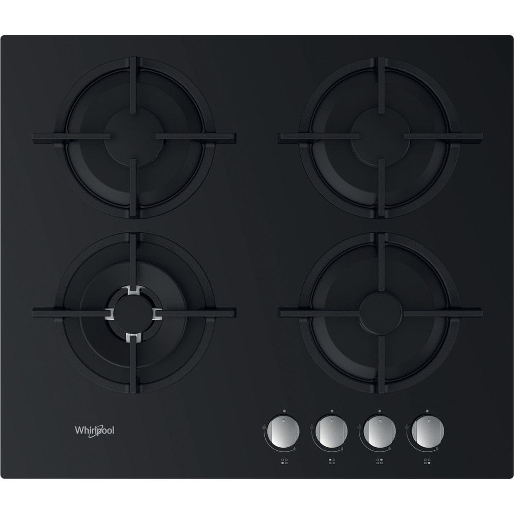 Whirlpool Főzőlap GOR 625/NB Fekete Gáz Frontal