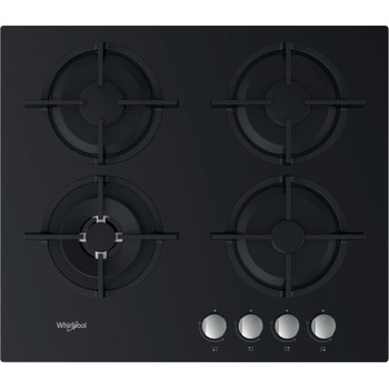 Whirlpool Főzőlap GOR 625/NB Fekete Gáz Frontal