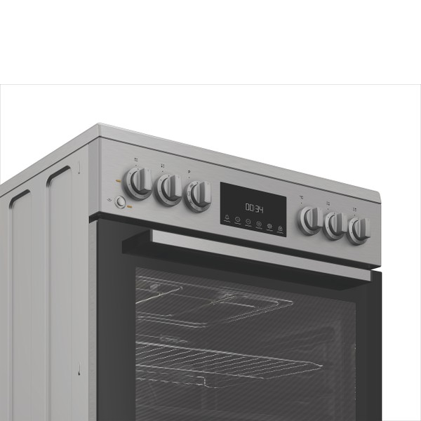 Indesit Κουζίνα I6V8LMX Inox Ηλεκτρική Control panel