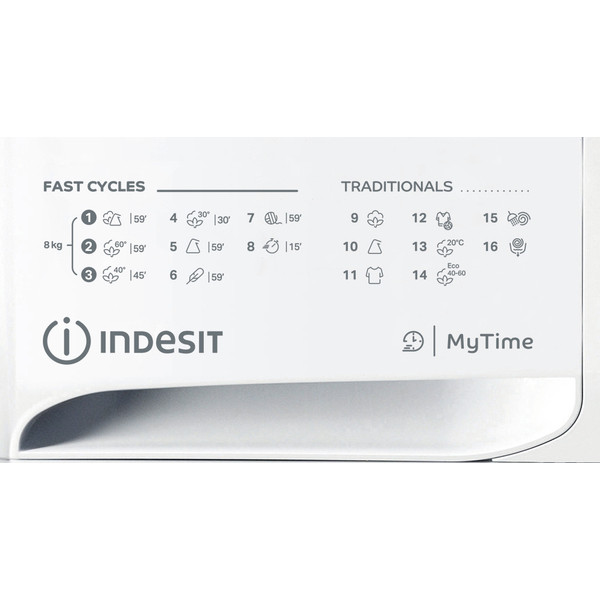 Indesit Πλυντήριο ρούχων Ελεύθερο MTWA 81484 W EU Λευκό Front loader C Program