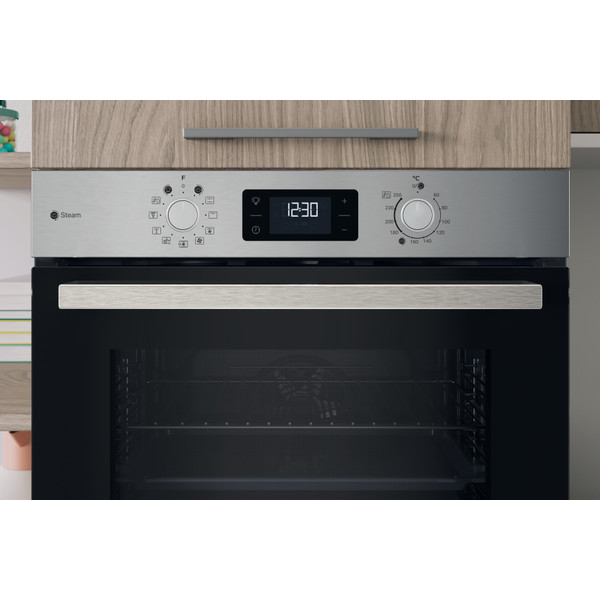 Indesit Φούρνος Εντοιχιζόμενο IO K58HSU1 X Ηλεκτρική A+ Lifestyle control panel