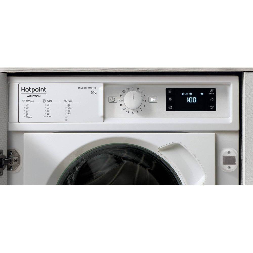 Hotpoint_Ariston Lavadora Incorporado BI WMHG 81485 EU Blanco Cargador frontal B Control panel