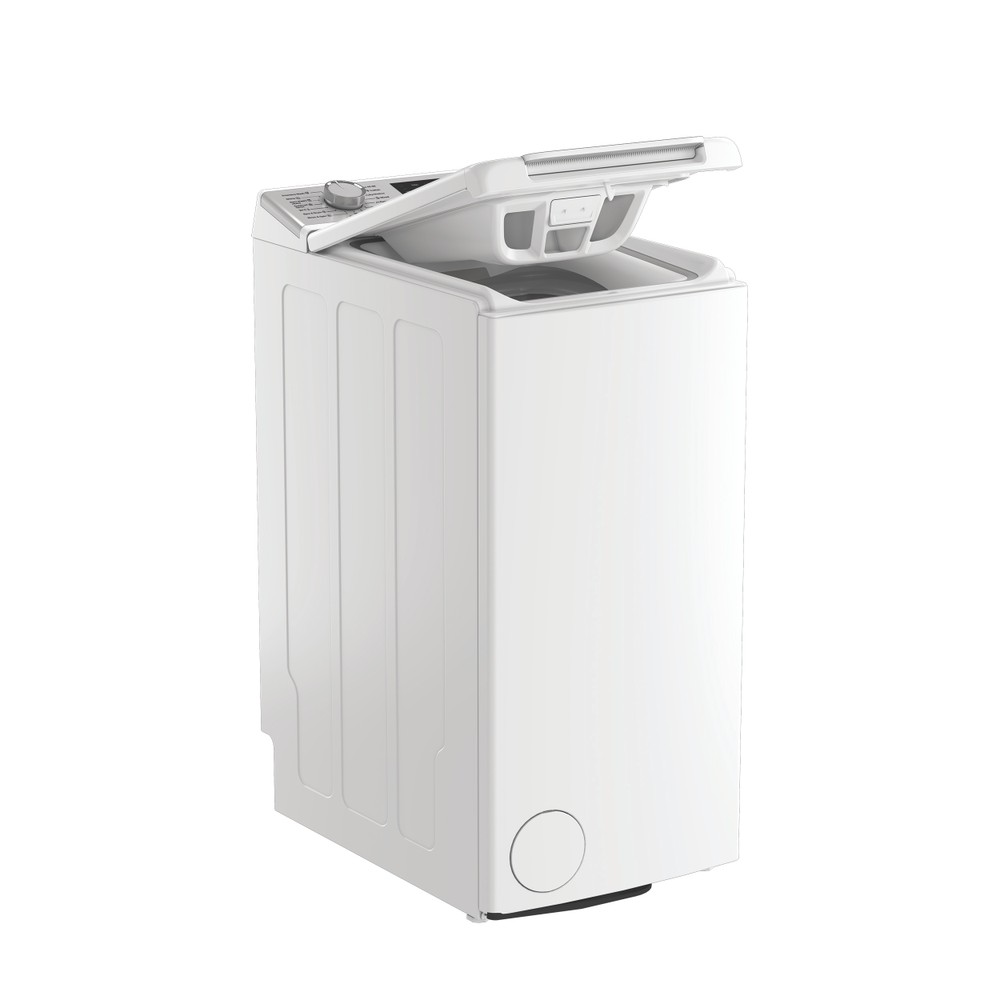 Whirlpool Perilica za rublje Samostojeći TW721DSFCEE Bijela Gornje punjenje A Perspective open