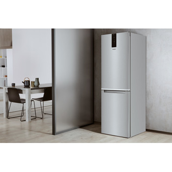 Whirlpool Hűtő/fagyasztó kombináció Szabadonálló W7 831T MX Fekete/Inox 2 doors Lifestyle perspective