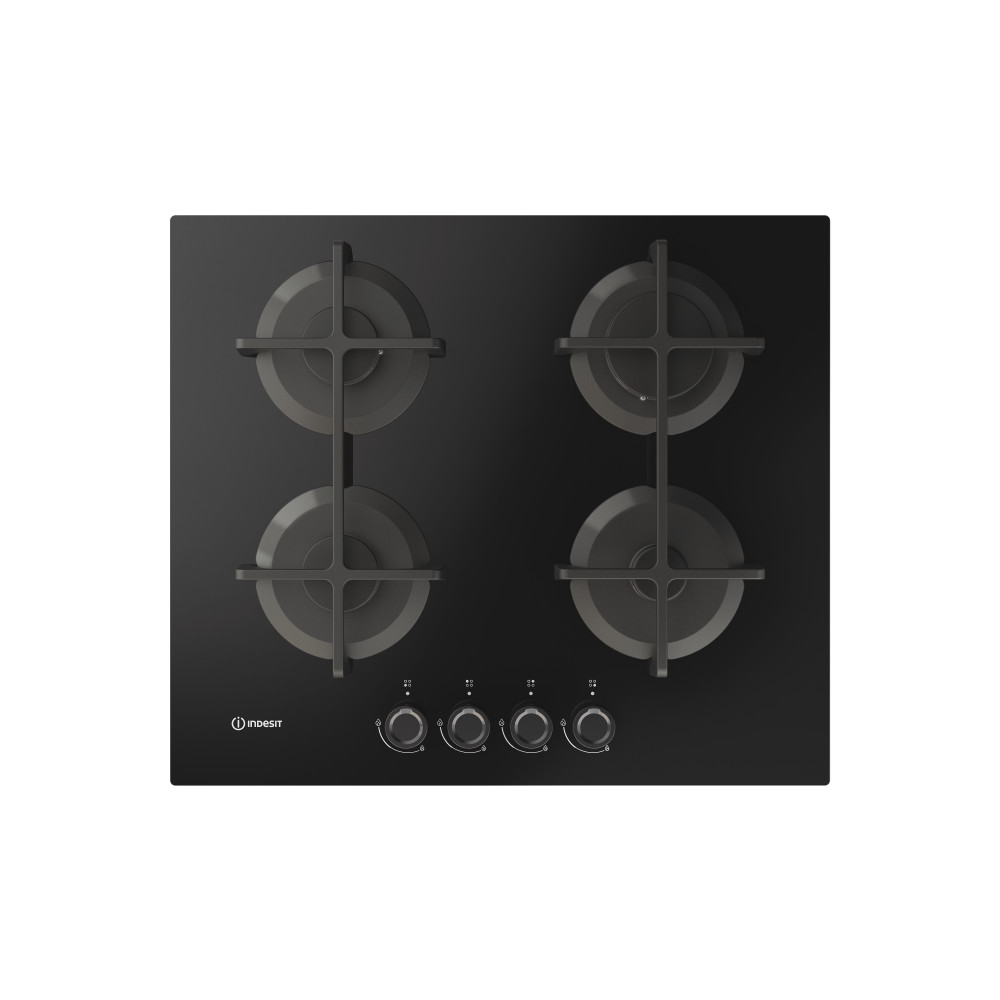 Indesit Μονάδα εστιών ING 61T/BK 1 Μαύρο Αερίου Frontal
