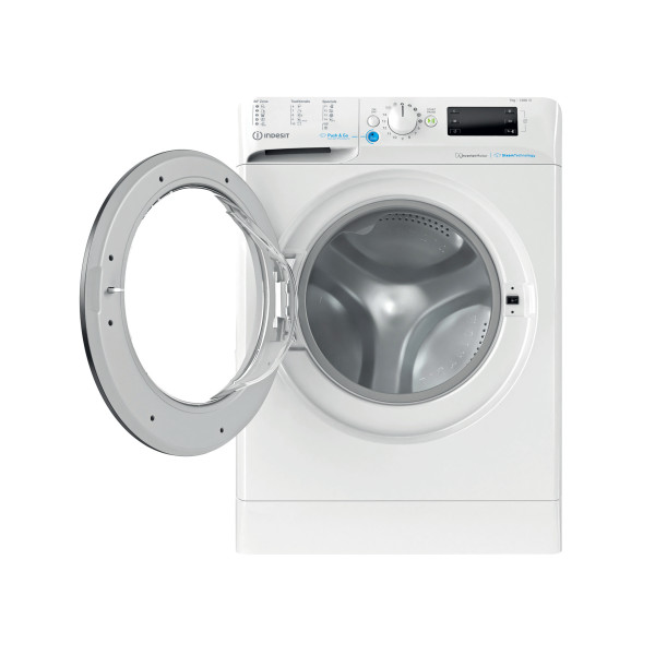 Indesit Perilica za rublje Samostojeći BWSE 71295X WBV EU Bijela Prednje punjenje B Frontal open