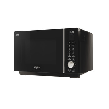 Whirlpool Microgolfoven Vrijstaand MWF 259 B Zwart Elektronisch 25 Combimicrogolfoven 800 Perspective