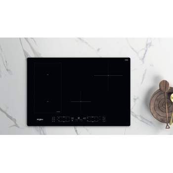 Whirlpool Kookplaat WL B2977 NE Zwart Induction vitroceramic Lifestyle frontal