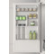 Whirlpool Fridge/freezer combination Vgradni WHC18 T341 Bela 2 doors Perspective open