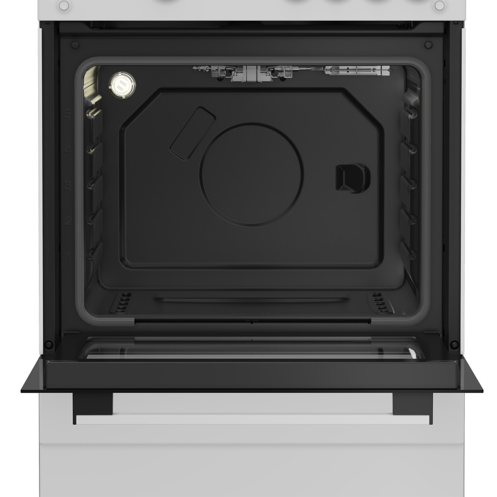 Indesit Κουζίνα I6GGKMWF Λευκό Αερίου Frontal open