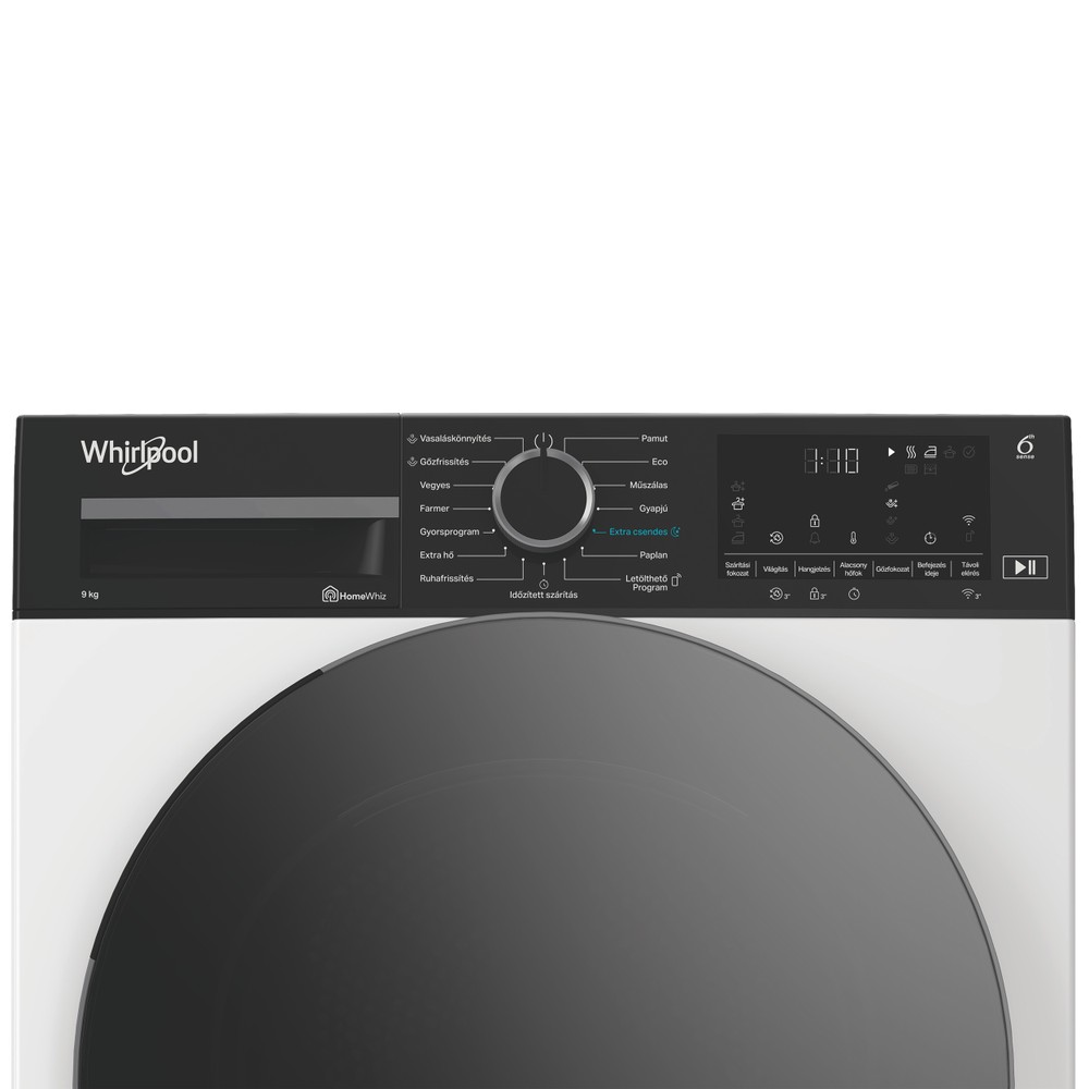 Whirlpool Szárító EWPD 9C HU Fehér Control panel