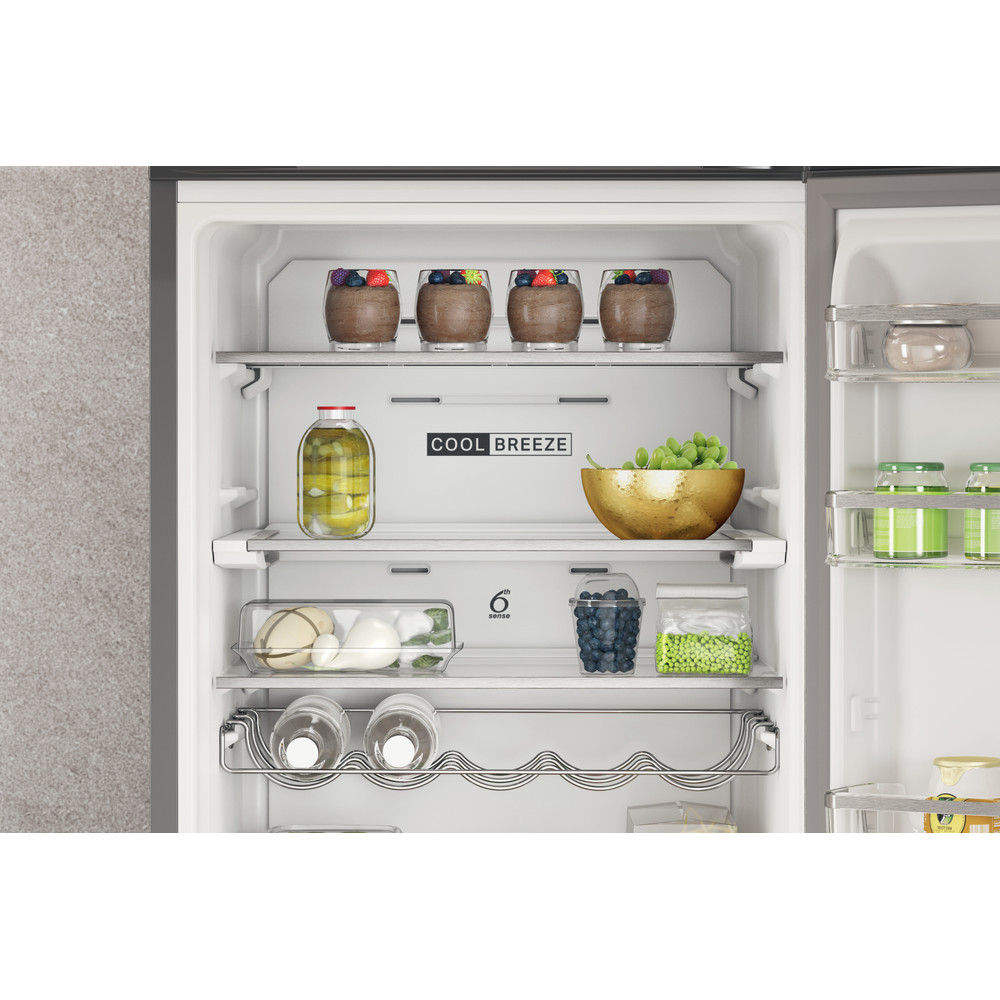 Whirlpool Hűtő/fagyasztó kombináció Szabadonálló W7X 93T OX 2 Optic Inox 2 doors Lifestyle detail