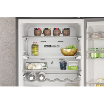 Whirlpool Hűtő/fagyasztó kombináció Szabadonálló W7X 93T OX 2 Optic Inox 2 doors Lifestyle detail