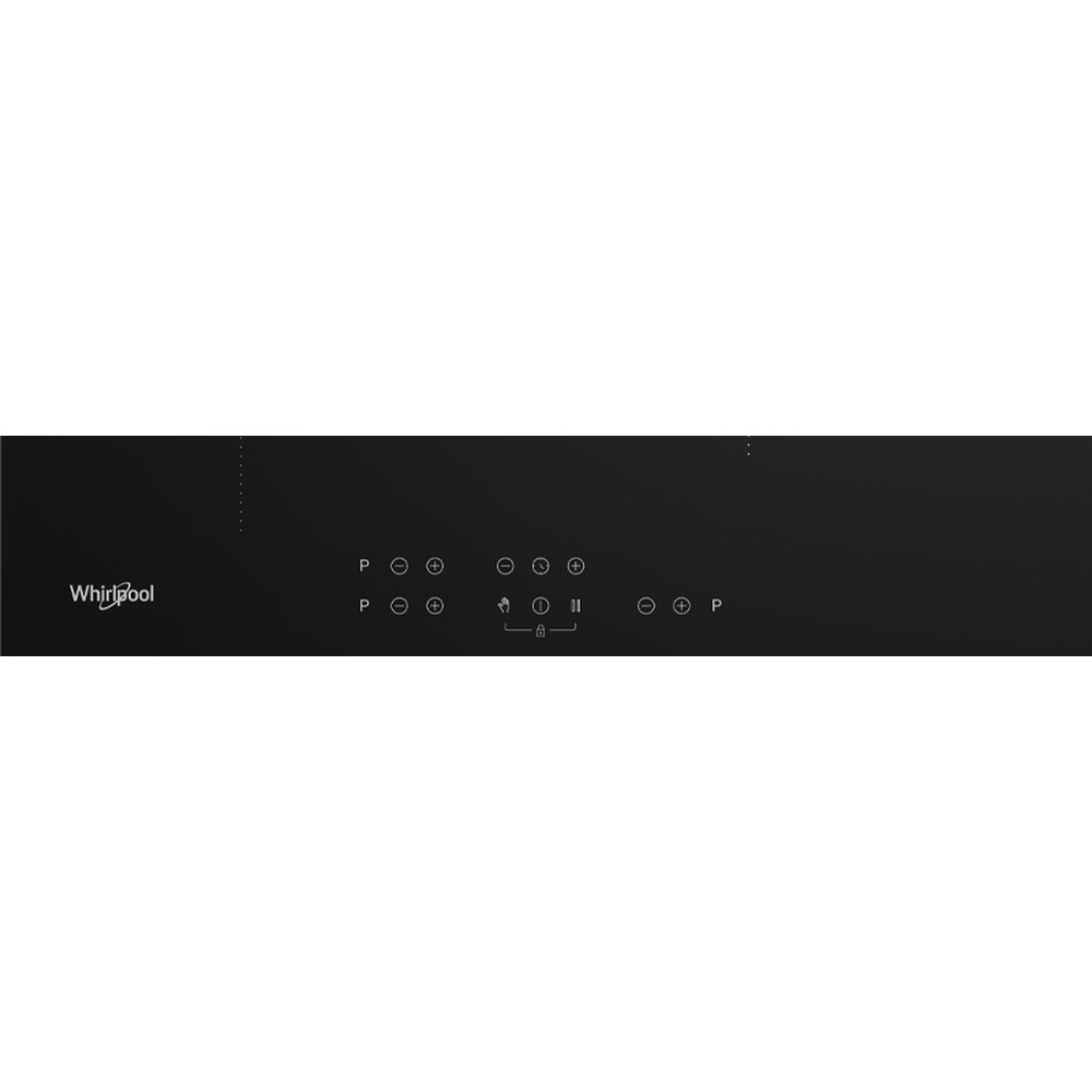 Whirlpool Encimera WD5106NE Negro Induction vitroceramic Control panel