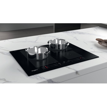 Whirlpool Kookplaat WF S9365 BF/IXL Zwart Induction vitroceramic Lifestyle perspective