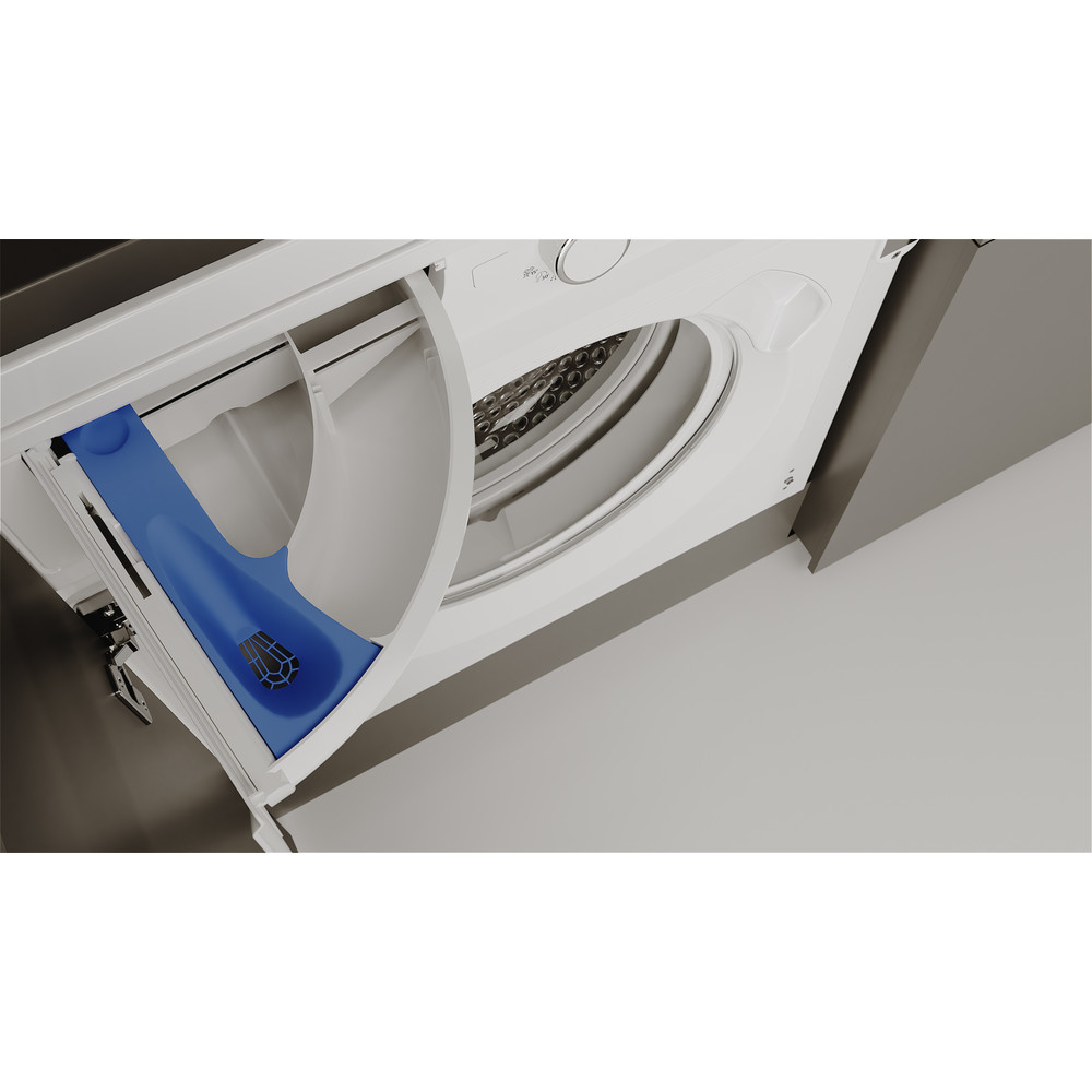 Whirlpool Máquina de lavar e secar roupa Encastre BI WDWG 961485 EU Branco Carga Frontal Drawer