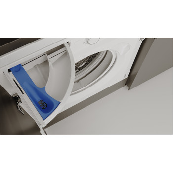 Whirlpool Mosó-szárító Beépíthető BI WDWG 961485 EU Fehér Elöltöltős Drawer