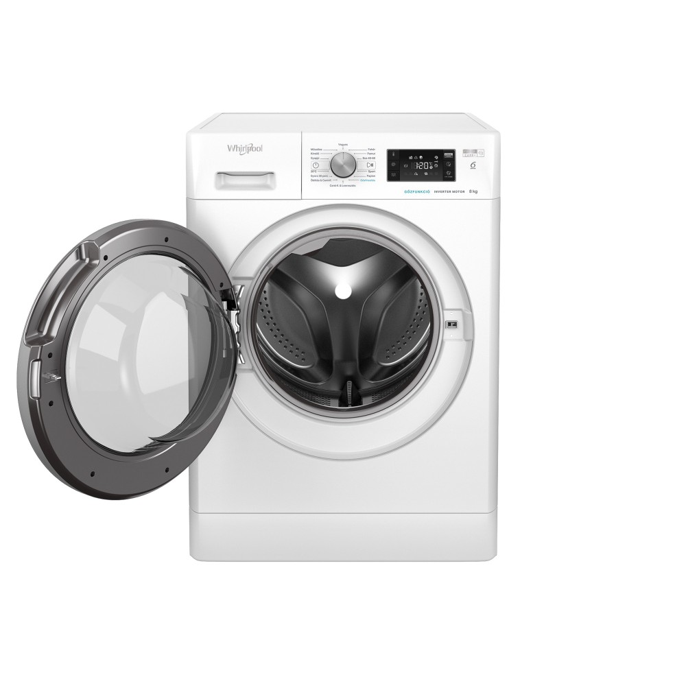 Whirlpool Mosógép Szabadonálló FFB 8489 BV HU Fehér Elöltöltős A Frontal open