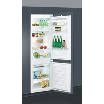 Whirlpool Racitor-congelator combinat Încorporabil ART 6502/A+ Inox 2 doors Perspective open