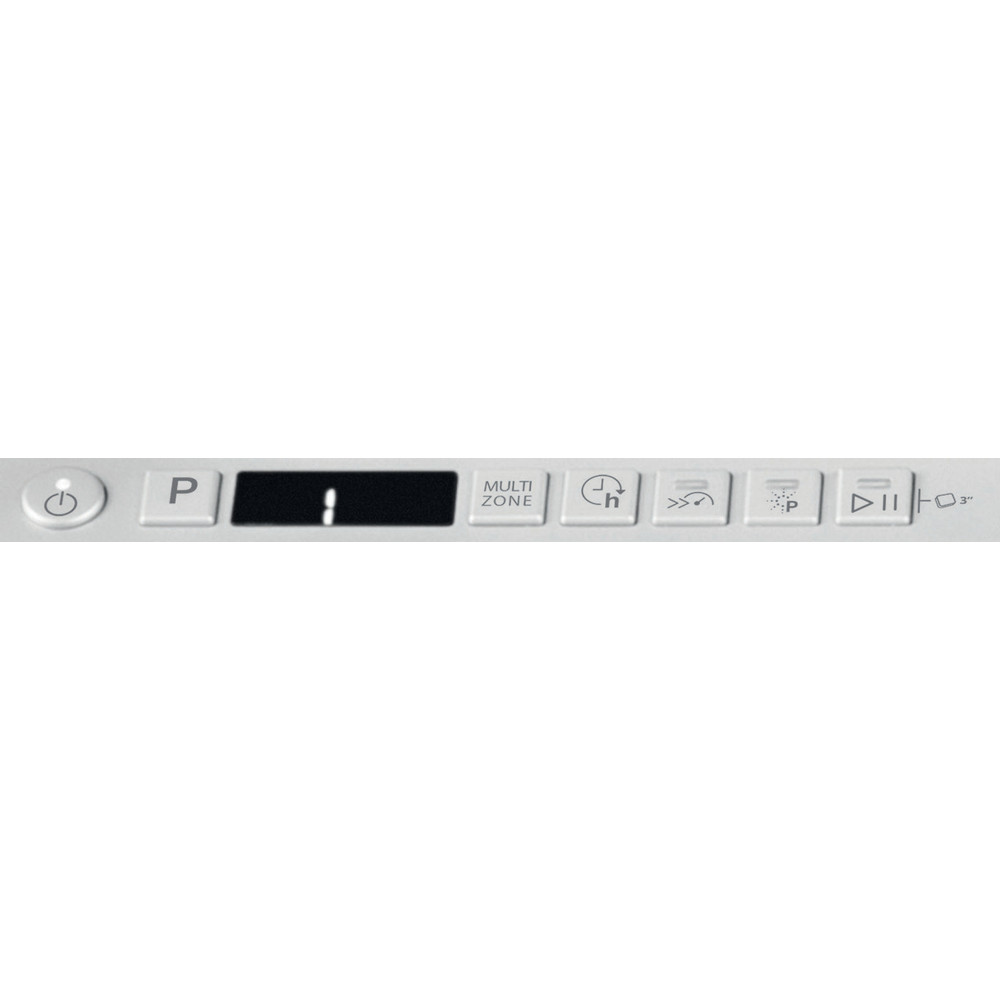 Whirlpool Lavavajillas Encastre WIC 3C34 PFE S Full-integrated D Control panel