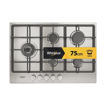 Whirlpool Hob TGML 761 IX R Inox Gas Frontal