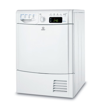 Indesit Сушилна машина IDCE 845 A ECO (EU) Бял Perspective