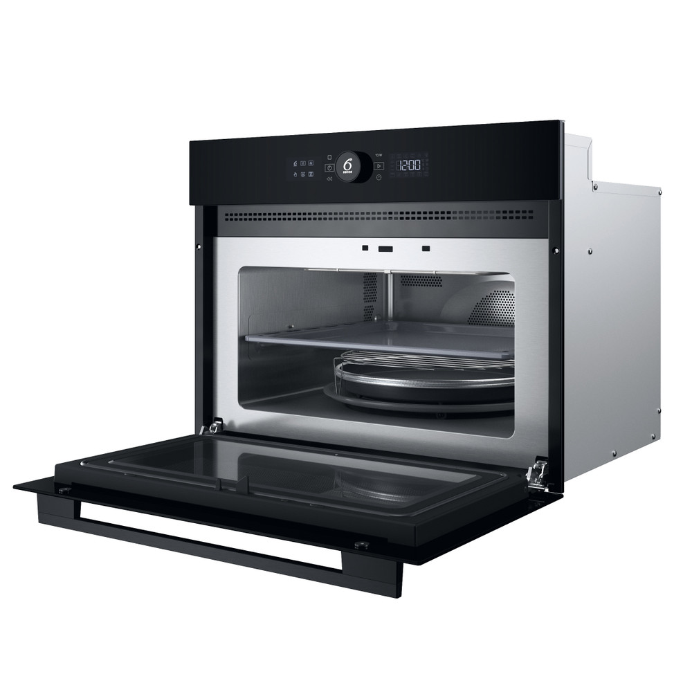 Whirlpool Mikrovlnná rúra Vstavané WMW57DMB Čierna Elektronické 40 Mikrovlny kombi 900 Perspective open