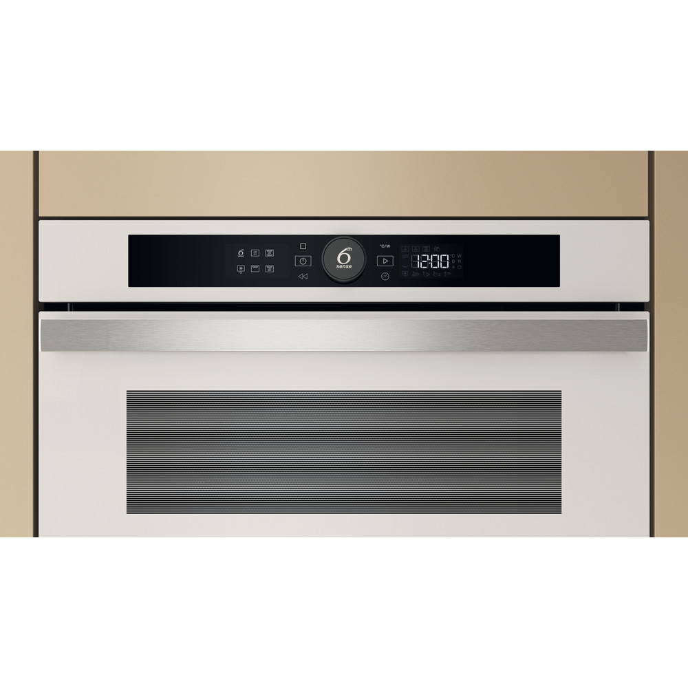 Whirlpool Micro-ondas Encastre WMD44MW Branco Eletrónico 31 MO + Função Grill 1000 Control panel