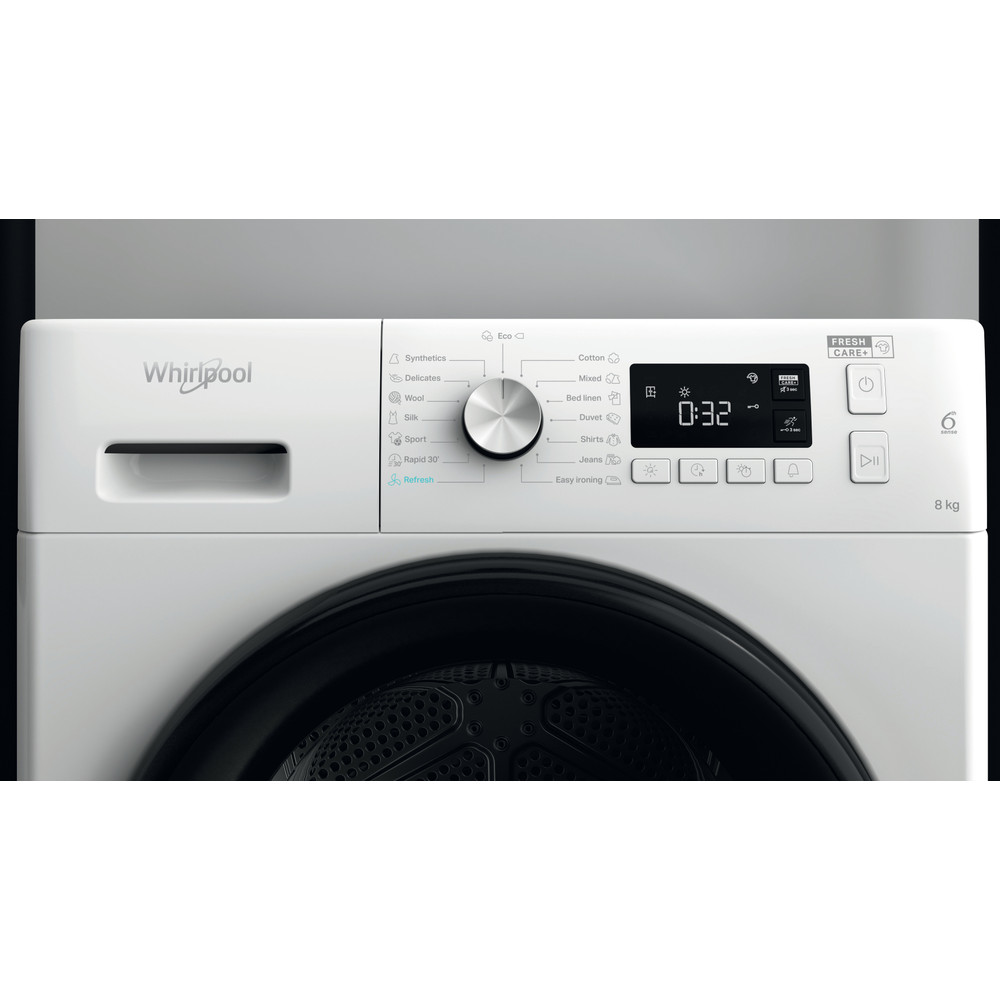 Whirlpool Sušilica FFT M11 82B EE Bijela Lifestyle control panel