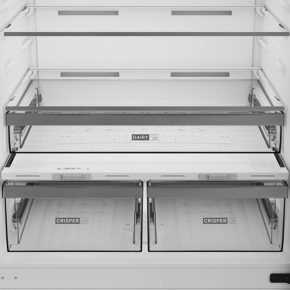 Whirlpool Kombinovaná chladnička s mrazničkou Volně stojící WHK2 6614 X8E New Silver – ARC 1035 2 doors Drawer