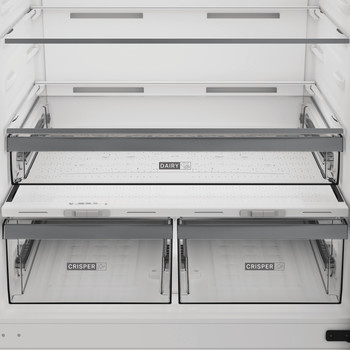 Whirlpool Kombinovaná chladnička s mrazničkou Volně stojící WHK2 6614 X8E New Silver – ARC 1035 2 doors Drawer