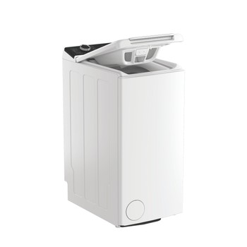 Whirlpool Perilica za rublje Samostojeći TW721WBCVSWEE Bijela Gornje punjenje A Perspective open