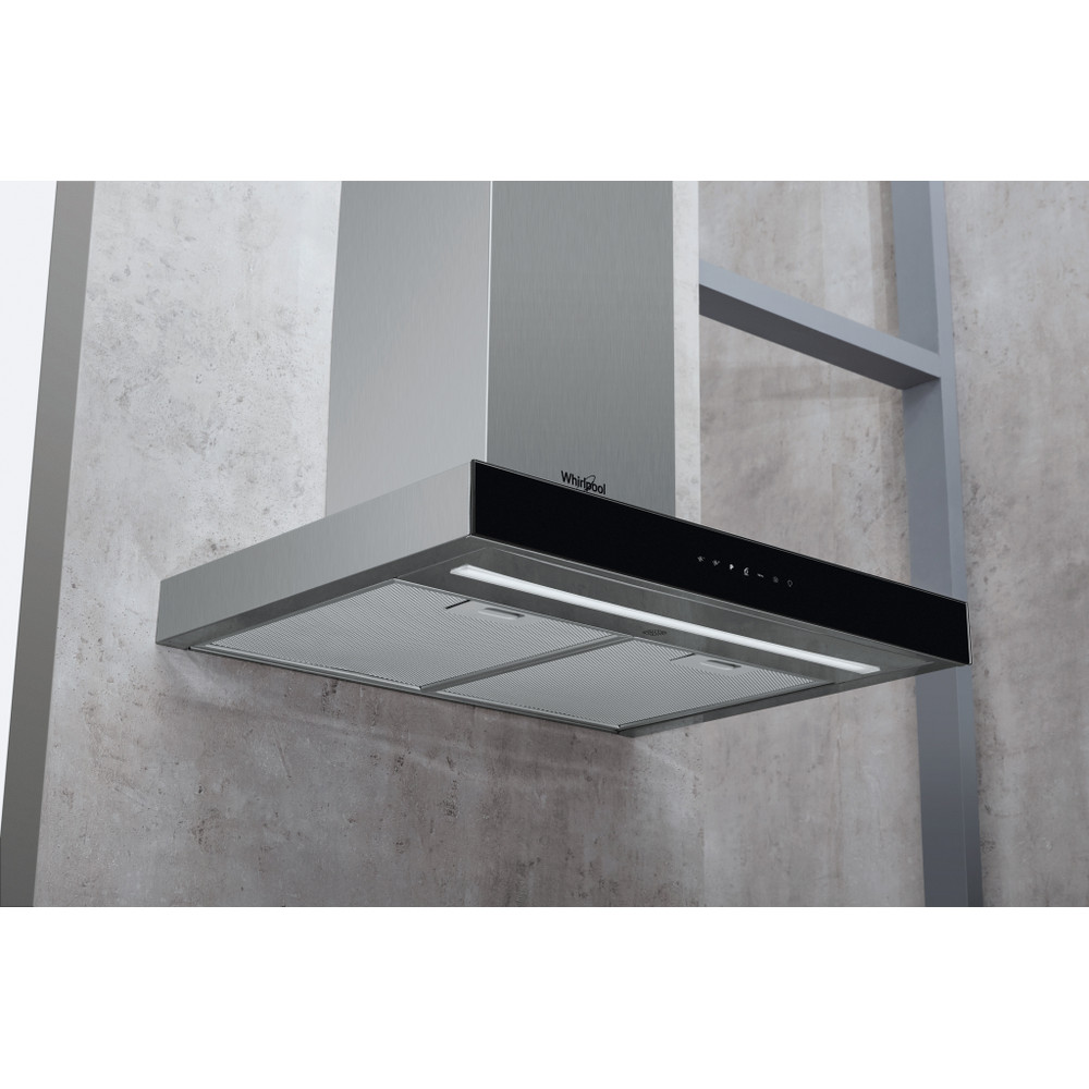 Whirlpool Exaustor Encastre WHBS 62F LT K/1 Preto Wall-mounted Eletrónico Lifestyle perspective