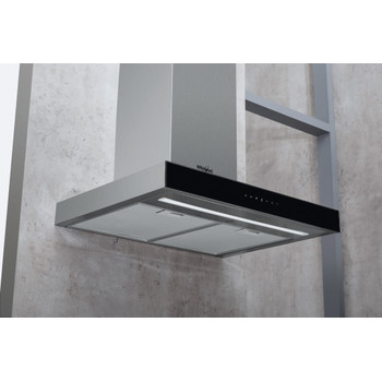 Whirlpool Exaustor Encastre WHBS 62F LT K/1 Preto Wall-mounted Eletrónico Lifestyle perspective