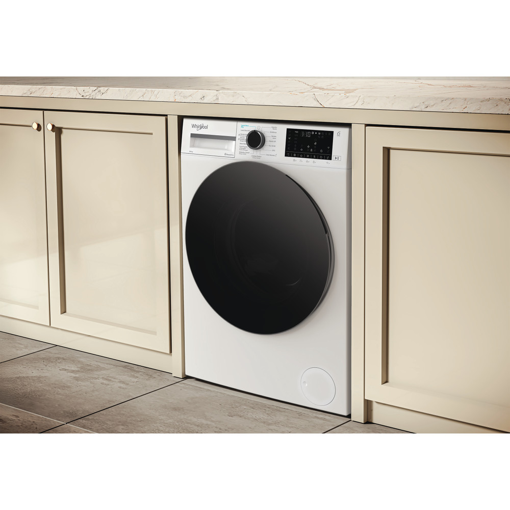 Whirlpool Lavadora secadora Libre instalación WAD 9636W SPT Blanco Cargador frontal Lifestyle perspective
