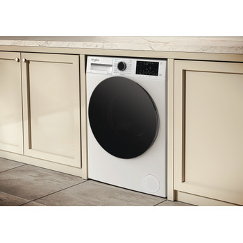 Whirlpool Lavadora secadora Libre instalación WAD 9636W SPT Blanco Cargador frontal Lifestyle perspective